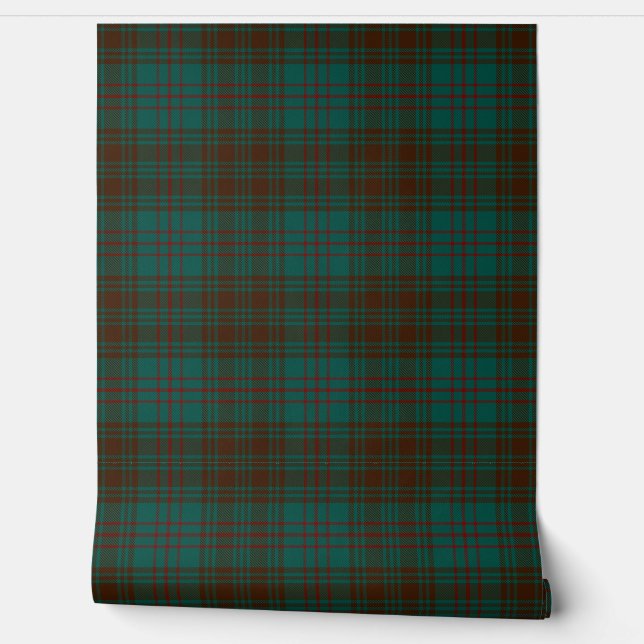 Papier Peint Irish Comté Dublin Tartan Plaid (Déroulement)