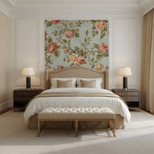 Jardin Romantique de Roses Vintage