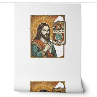 Papier Peint Jésus Faux Vérifié Coche Arnaque Troll Social Hu