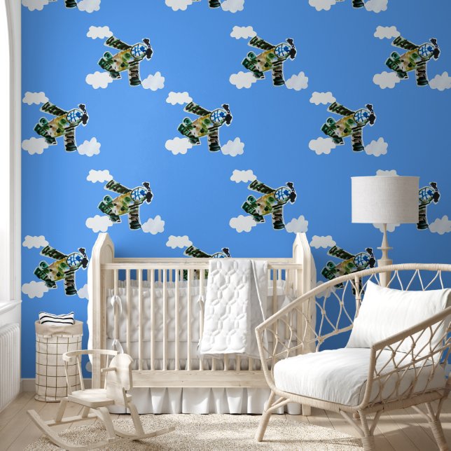 Papier Peint Jet d'armée (Enfants)