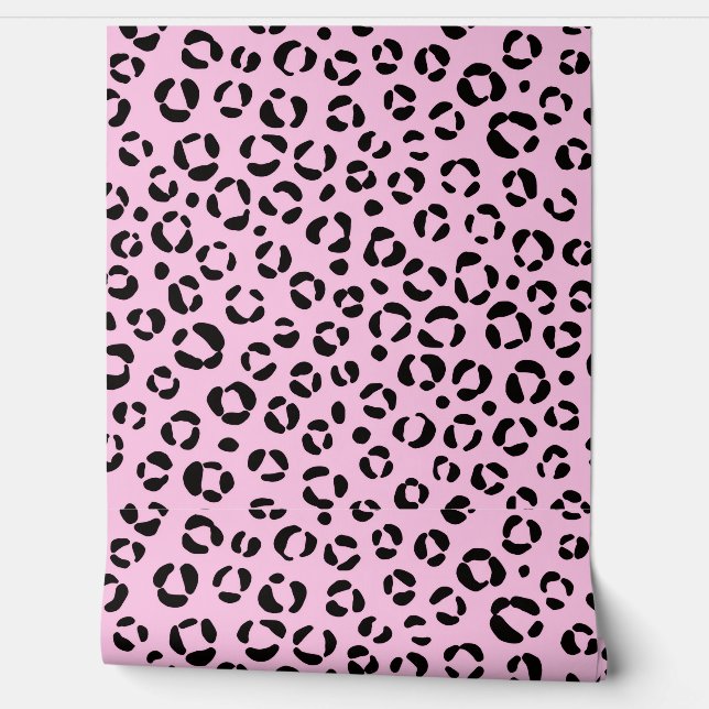 Papier Peint Joli en Poster de animal rose (Déroulement)