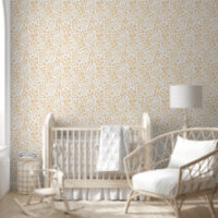 Joli Golden Jaune Fleur sauvage garderie Salle pou