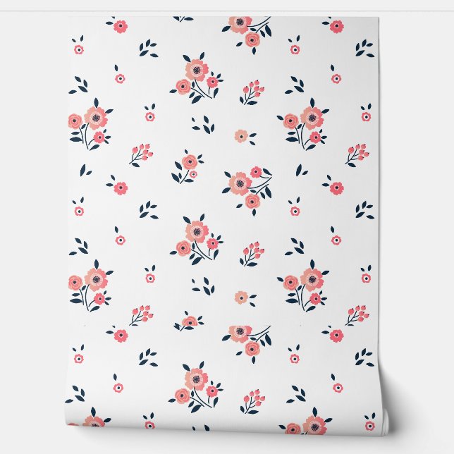 Papier Peint Joli Motif Fleur Belle motif Fleur (Déroulement)