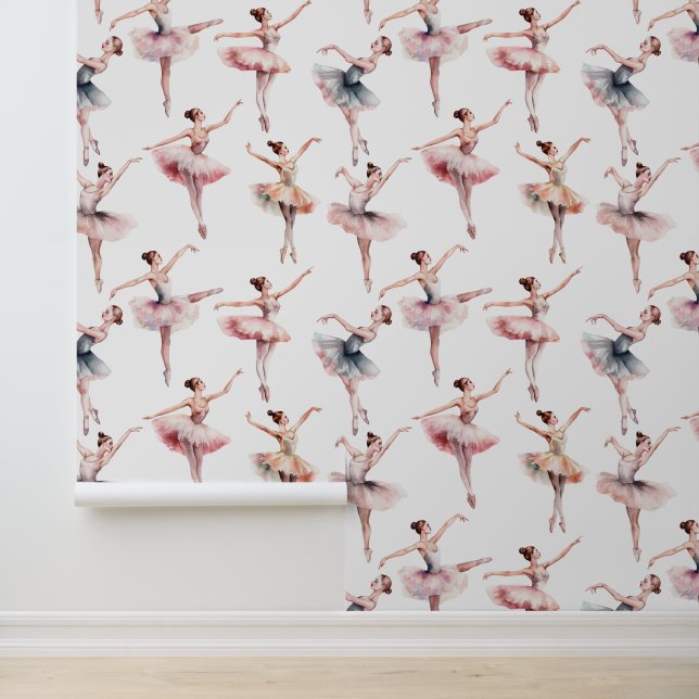 Papier Peint Jolie chambre de Motif Ballerina (Application)