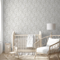 Jolie Dove Grey Fleurs sauvages Nursery Salle pour