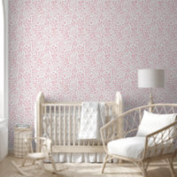 Jolie salle pour enfants Fleur sauvage rose