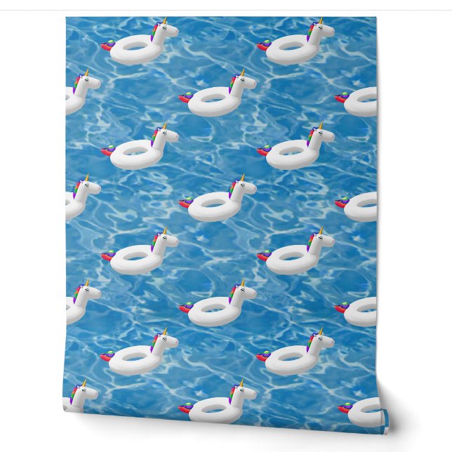 Papier Peint Jouet de piscine Unicorn (Déroulement)