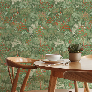 Papier Peint Jungle Verte Mystique
