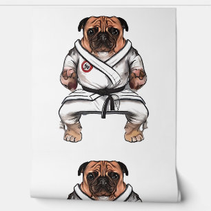 Papier Peint le chien connaît le karaté