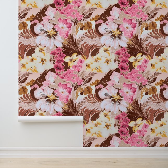 Papier Peint Le Plaisir De La Blossom Mocha (Application)