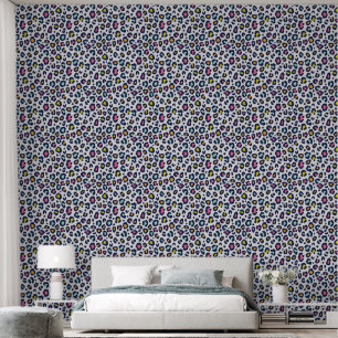 Papier Peint Léopard coloré