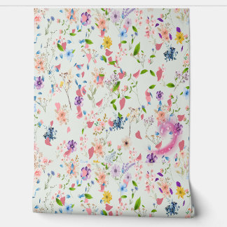 Papier Peint Les fleurs dans le fond d'écran du vent