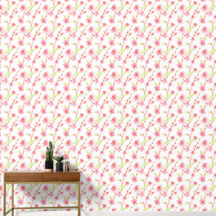 Papier Peint Les fleurs de Sakura roses
