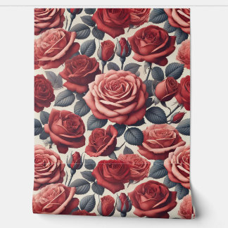 Papier Peint Les roses sont rouges