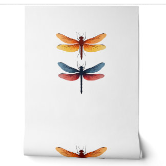 Papier Peint Libellules d'amour enfant petit simple Minimaliste
