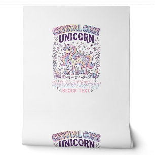 Papier Peint Licorne Crystal Core Licorne Adorable Vector Desig