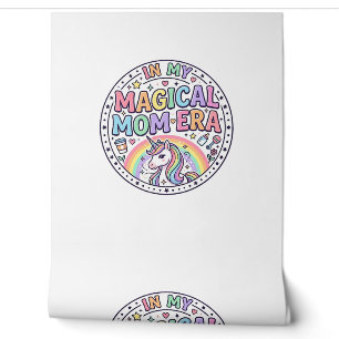 Papier Peint Licorne Dans Mon Ère De Maman Magique Drôle De T-S