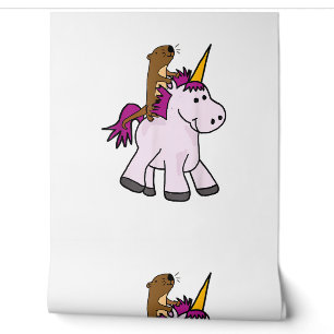 Papier Peint Licorne de paresse drôle en héros pour un super-hé