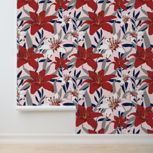 Papier Peint Lilies Mystérieuses