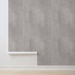 Papier Peint Lin écru tissé minimal français toile écrue de lin