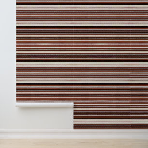 Papier Peint Linge Luxe Moderne Brown Blanc Texture Collection