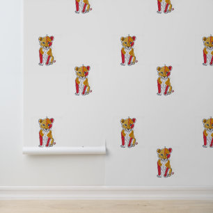Papier Peint Lion de chambre de l'enfant