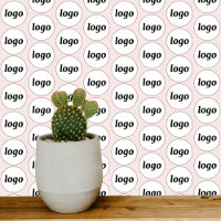 Logo Motif Business Promotion Blush Pink