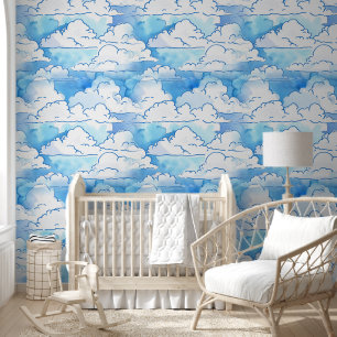 Papier Peint Lovley Sky Clouds - Motif sans soudure 4