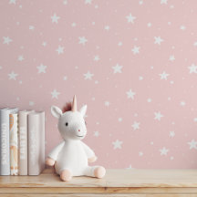 Lumière Rose Ciel Filles Chambre Star Pattern Drea