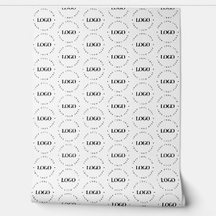 Papier Peint Magasin de logo d'entreprise Round Boutique ou bur