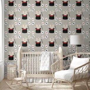 Papier Peint Magicien Spectacle Enfants Garde Chambre