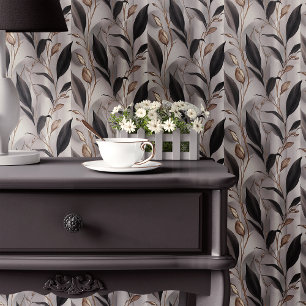 Papier Peint Magnifique feuille botanique