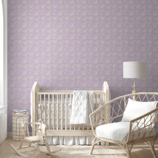 Papier Peint Magnolia Fleur Élégante Romantique Vintage dans Or