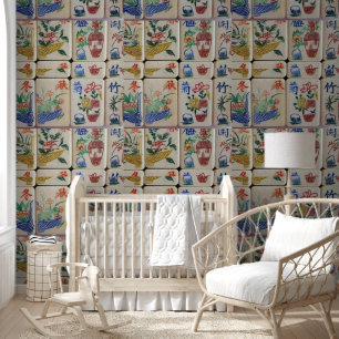 Papier peint Mahjong