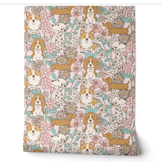 Papier Peint Marionnettes florales