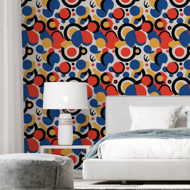 Papier Peint Matisse Cercles Peel Et Stick (Créateur téléchargé)