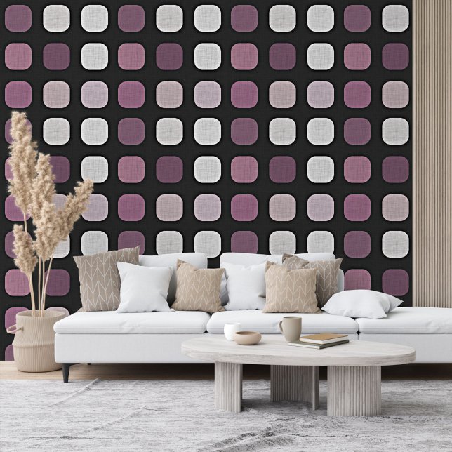 Papier Peint Mauve Taupe rose violet gris blanc Motif (Créateur téléchargé)