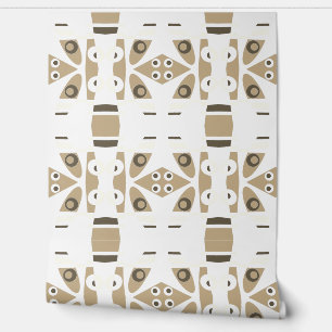 Papier Peint Mazipoodles Abstrait Leapfrog Sepia