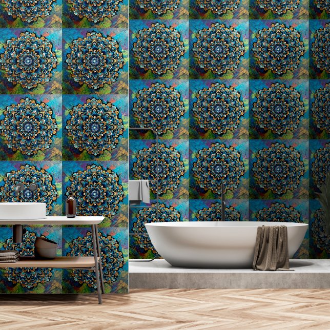 Papier Peint Méditation (Salle de bain)