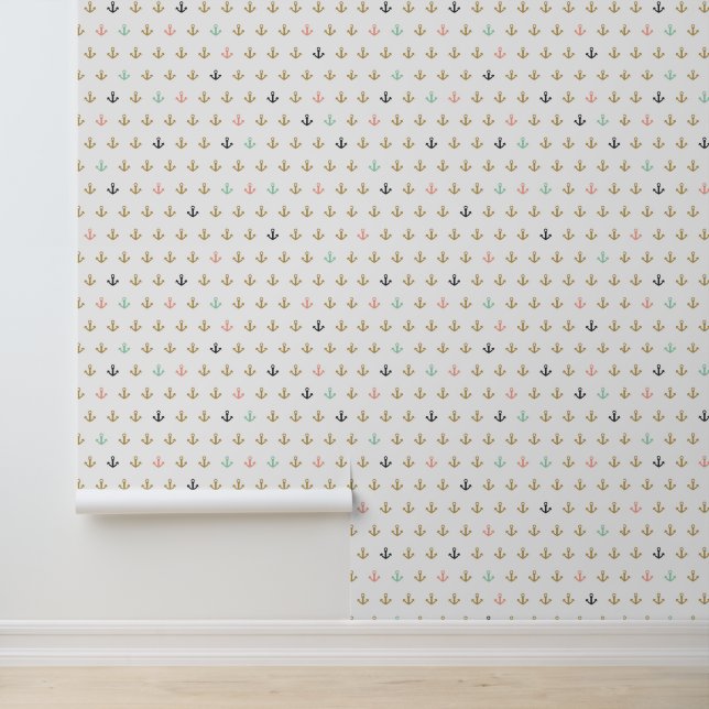 Papier Peint Mini Anchor Pattern (Application)