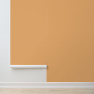 Papier Peint Minimaliste orange clair uni moderne élégant
