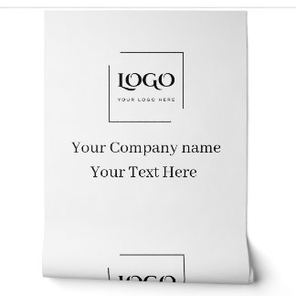 Papier Peint Modèle de logo personnalisé élégant