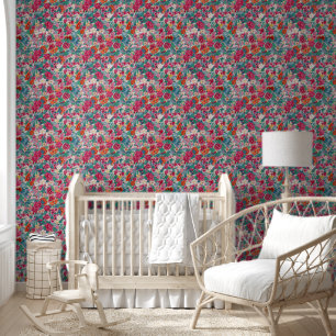 Papier Peint Modèle floral chinois coloré