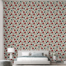 Modèle floral texturé Abstrait sur le beige