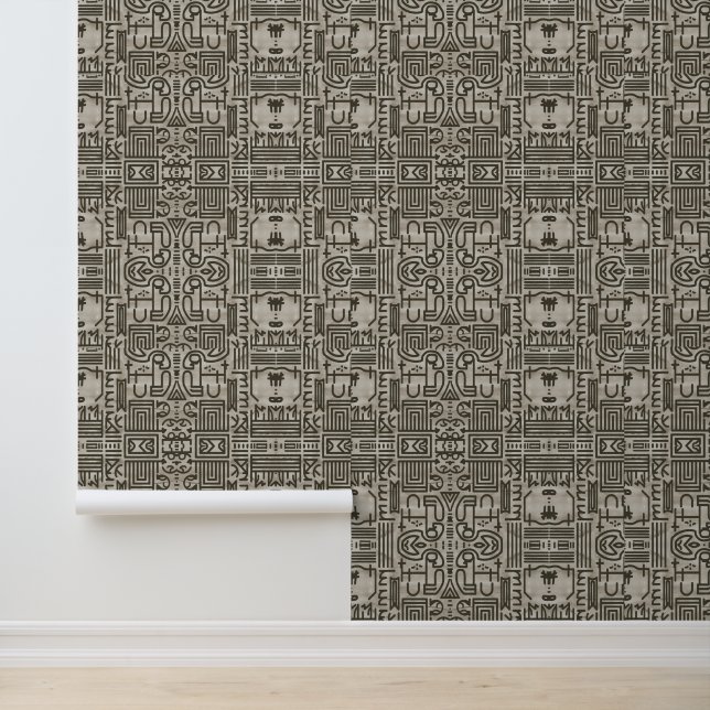 Papier Peint Modern Labyrinth Luxury (Application)