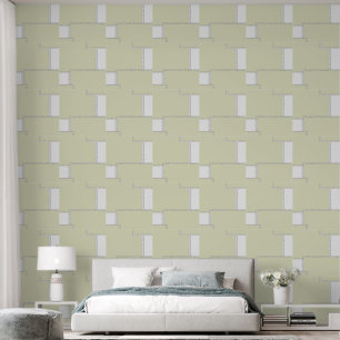 Papier Peint Moderne vert olive élégant 