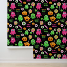 Monstres "Déplaisants mignons" et Halloween amusan