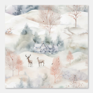 Papier Peint Montagnes d'hiver Whisper Hills