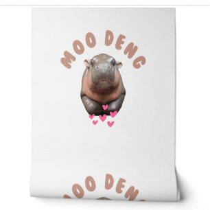 Papier Peint MOO-DENG LE CÉLÈBRE BÉBÉ PIGMY HIPPO MOODENG T-Shi