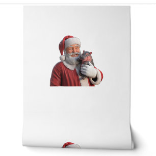 Papier Peint Moo Deng Le héros hippo de l'équipage de Noël de P